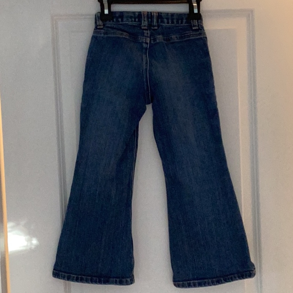 Old Navy Blue Denim Cargo Jeans - Picture 4 of 5